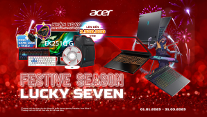 FESTIVE SEASON - LUCKY SEVEN: Cơ hội săn quà siêu hấp dẫn cùng Acer