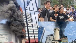 Thông tin nóng về vụ cháy lớn tòa nhà ở số 1 Thái Hà, Hà Nội, có người bị ngạt khói?