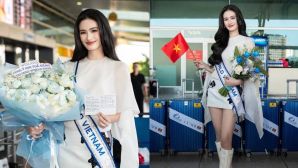 Hoa hậu Ý Nhi lên đường thi Miss World, sự vắng mặt của một người dấy lên nghi ngờ đã 'tan vỡ'