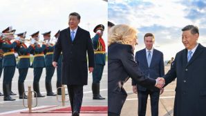 Chuyên cơ chở ông Tập Cận Bình đã tới Moscow, được 'thế lực` đặc biệt của Nga hộ tống 