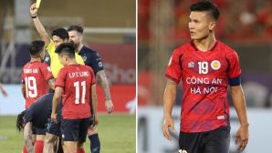 CLB CAHN đánh rơi lợi thế quan trọng, Quang Hải phản ứng bất ngờ sau án phạt vì trả đũa Theerathon