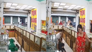 Clip cướp tiệm vàng ở Bình Dương gây xôn xao dư luận, cận cảnh màn vây bắt như trong phim