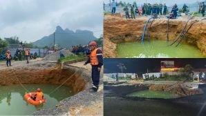 Bí ẩn ‘hố tử thần’ không đáy nuốt người và xe ở Bắc Kạn, camera ghi lại cảnh tượng kinh hoàng