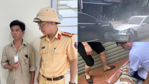 Sốc: Clip bố dừng xe tiêm ma túy khi đang chở con gái, gây tai nạn liên hoàn ở Thái Nguyên