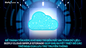 Tránh tốn kém, khó bảo trì, mất an toàn dữ liệu với Bizfly Cloud Simple Storage