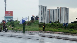Hiện trường vụ nam thanh niên bị chém gục ở chân cầu Đồng Nai, hung thủ ra tay rất tàn nhẫn