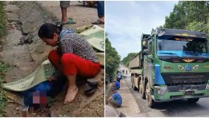Cú tông trời giáng của xe tải với xe máy khiến 1 người tử vong, hiện trường khiến nhiều người ám ảnh