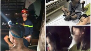 Vụ cháy khiến 4 người mắc kẹt ở Hải Phòng: 1 bà cụ và 2 cháu bé người lấm lem chưa hết hoảng sợ