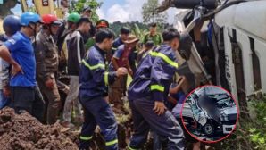 Đắk Lắk: Phụ xe bị mắc kẹt trong ca bin sau tai nạn, người dân nỗ lực giải cứu sau 20 phút 