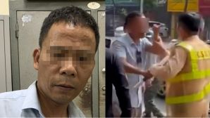Thông tin sốc về đối tượng bóp cổ, đấm vào mặt CSGT ở Hà Nội, đã rõ lý do hành động chống đối
