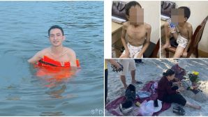 Xót xa vụ việc người bố mất tích khi tắm biển ở Quảng Ninh, để lại con trai tự kỷ ngồi bơ vơ trên bờ