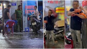Ám ảnh hiện trường nhân viên giữ xe quán nhậu bị 1 người cầm hung khí đuổi chém bê bết máu