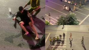Tình hình chiến sĩ CSCĐ bị tông trọng thương ở Nghi Tàm, 2 quái xế 'thông chốt' đường cấm là ai?