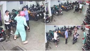 Đánh người phụ nữ ở hầm gửi xe, người đàn ông xăm trổ nhận cái kết đắng khi bị 'tung liên hoàn cước' đáp trả