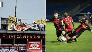V.League chịu ảnh hưởng xấu từ bão số 5 Kajiki, 1 trận đấu nguy cơ bị hoãn vì SVĐ hư hại nặng nề