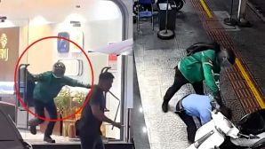 Cướp tiệm vàng ở Đà Nẵng: Camera hé lộ giây phút bảo vệ bị tấn công dữ dội trước khi kẻ gian ra tay
