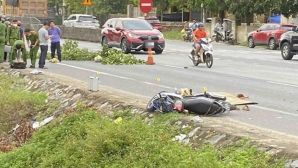 Hiện trường xe đầu kéo gây tai nạn nghiêm trọng rồi rời khỏi hiện trường khiến 2 mẹ con thương vong