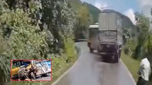 Thái Nguyên: Xe khách va chạm trực diện xe tải trên Quốc lộ 3, tài xế nhập viện trong tình trạng nguy kịch