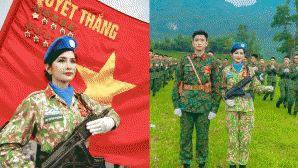 Hiếm hoi: Chiến sĩ Chu Quỳnh Phương tự hào tiếp nối truyền thống 3 thế hệ tham gia diễu binh 