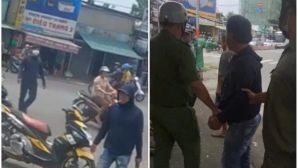 Làm rõ nguyên nhân một người đàn ông trùm mặt kín mít, vác rựa đe dọa người đi đường ở TP.HCM
