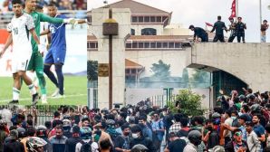 Đến Nepal đá giao hữu đợt FIFA Days tháng 9, một đội tuyển mắc kẹt không thể về nước vì bạo loạn