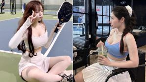 Bạn gái mặc đồ hở bạo đi chơi pickleball, chàng trai bất lực khi bị trách ghen tuông vô cớ