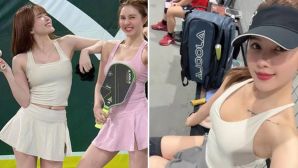 Thiều Bảo Trâm chiếm trọn spotlight trên sân pickleball nhờ 1 chi tiết, xứng danh chị đẹp năng động