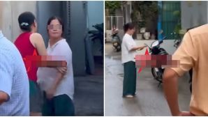 Xôn xao clip người phụ nữ lớn tiếng chửi mắng vì bị nhắc nhở đỗ xe sai quy định, tự nhận có ‘chồng làm to’