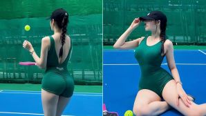 Hot girl khoe 'siêu vòng 3' trên sân pickleball, CĐM ngã ngửa với chiêu trò PR
