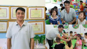 Danh tính một trong những thầy giáo mầm non đầu tiên của Việt Nam, hơn 30 năm vẫn cần mẫn theo nghề