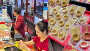 Giá vàng hôm nay 6/10: 'Bốc lửa' đầu tuần, cả vàng miếng SJC và vàng nhẫn chạm mốc chưa từng c