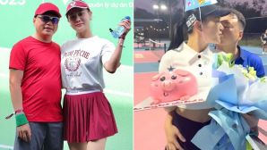 Shark Bình và Phương Oanh gây sốt trước lùm xùm tiền ảo, tình tứ 'khóa môi' ngay trên sân pickleball