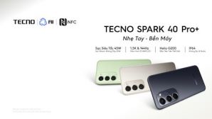 TECNO SPARK 40 PRO+ RA MẮT: Mỏng nhẹ 6,49mm, Chip G200 đầu tiên trên thế giới