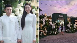 Cận cảnh tư gia của Hoa hậu Đỗ Thị Hà trong lễ ăn hỏi với thiếu gia Tập đoàn Sơn Hải