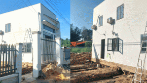 Chùm ảnh căn nhà xây nhầm trên đất người khác ở TP.HCM đã dđược ‘thần đèn’ di dời về đúng vị trí đất