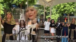 Độc lạ Pickleball Việt Nam: Biến sân đấu thành sàn diễn Halloween, CĐM bật cười vì độ 'chịu chơi'