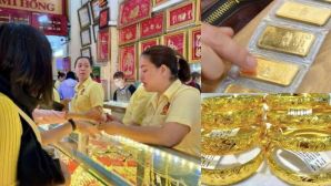 Giá vàng hôm nay 20/10: Tiếp tục tăng 'dựng đứng' lên đỉnh giá mới, giá vàng miếng lại gây 'choáng'