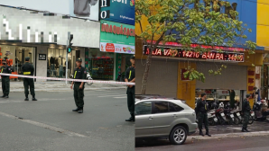 NÓNG ở Thanh Hóa: Cảnh sát bất ngờ phong tỏa hàng loạt tiệm vàng giữa trung tâm, hé lộ lý do ra quân rầm rộ
