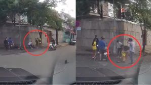 Camera ghi lại cảnh nhóm nam sinh đánh nhau dã man bên đường, 1 người bị co giật, công an vào cuộc