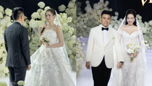 Lời thề nguyện ‘gây bão’ của thiếu gia Viết Vương trong đám cưới: Phản ứng của Hoa hậu Đỗ Hà mới gây chú ý