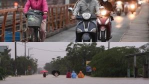 Từ đêm 15/11 miền Trung mưa lớn vượt mức dự báo trước đó, miền Bắc sắp đón không khí lạnh