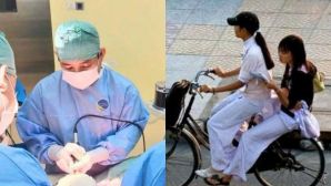 Đau lòng: Tà áo dài cuốn vào bánh xe khiến nữ sinh gặp chấn thương nghiêm trọng 