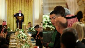 Thực đơn Tổng thống Donald Trump thiết đãi Ronaldo, tiết lộ con trai là fan trung thành của CR7
