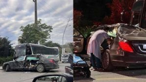 Nhân chứng kể khoảnh khắc Mercedes Maybach phóng như bay tông vào xe khách biến dạng, khẩn trương làm rõ nguyên nhân 