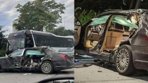 Danh tính tài xế vụ Mercedes lao vào xe khách ở Quảng Ninh khiến một người tử vong: Camera ghi lại diễn biến thót tim 