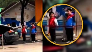 Bắt học sinh đứng chào giáo viên giữa trời lạnh, nhà trường tiết lộ lý do gây phẫn nộ