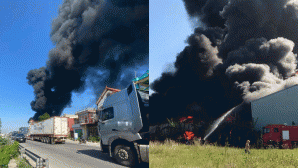 Nhân chứng tường thuật lại vụ cháy lớn tại xưởng sản xuất nhựa ở Hải Phòng