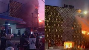 Hiện trường cháy quán bar kết hợp karaoke sát cây xăng ở Đồng Nai, nhân chứng tiết lộ thông tin bất ngờ 