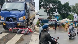 Camera khoảnh khắc 2 ông cháu bị xe tải tông tử vong, tài xế có hành động gây phẫn nộ đã bị tạm giữ