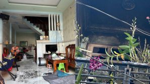 Hiện trường căn nhà khóa trái cửa bốc cháy khiến một bé gái 8 tuổi tử vong, xác minh nguyên nhân?